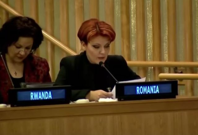 Vești bune de la New York. Olguța Vasilescu a dublat salariile la ONU