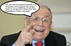 Ion Iliescu nu a putut fi găsit să comenteze moartea lui Mircea Ionescu Quintus, fiind plecat cu rolele