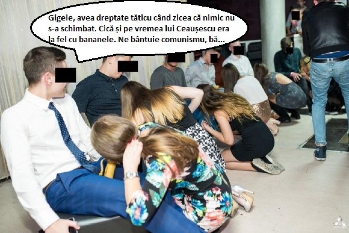 Nenorociții au pus ceva în banane! Elevele care au mimat sexul oral, însărcinate în luna a opta