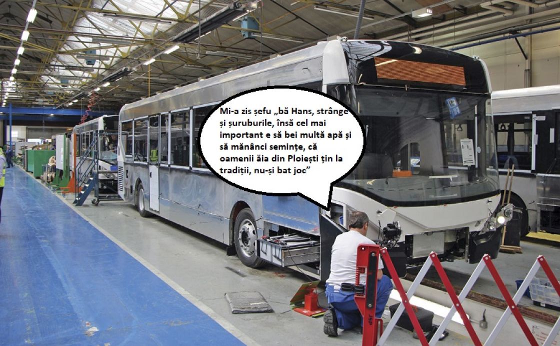 Cerere specială a Primăriei Ploiești: Autobuzele noi vor fi livrate cu coji de semințe gata scuipate din fabrică