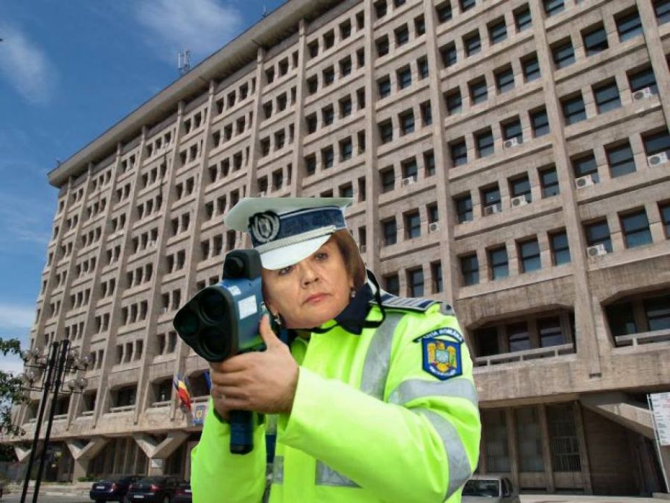După ce a vrut să pună fiola unei funcționare din Primăria Ploiești, Teodora Marin bagă și radar la etajul 3