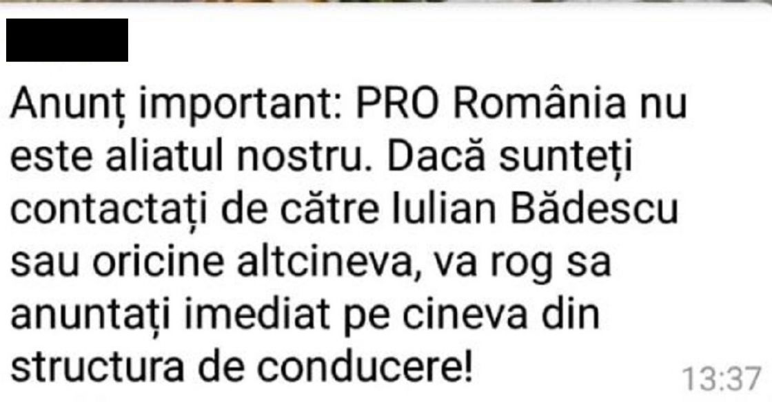 Exclusiv comunicare internă PSD Ploiești: „Dacă vă caută Bădescu, anunțați imediat conducerea”