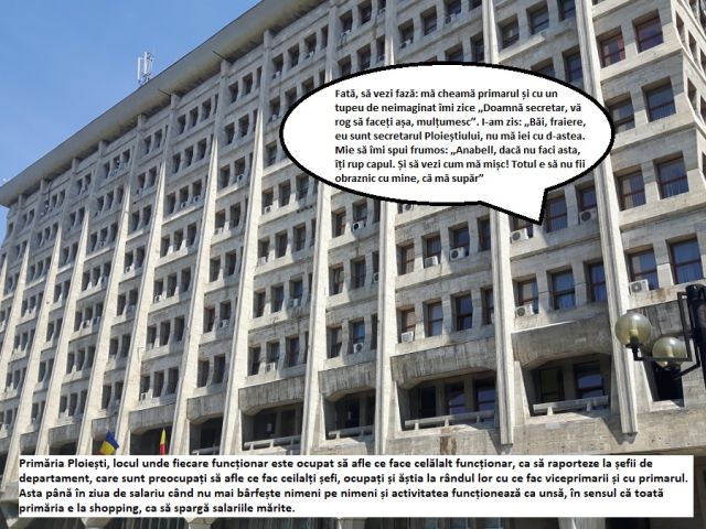 Secretarul municipiului Ploiești, Anabell Măntoiu, este bosumflici cu primarul Dobre