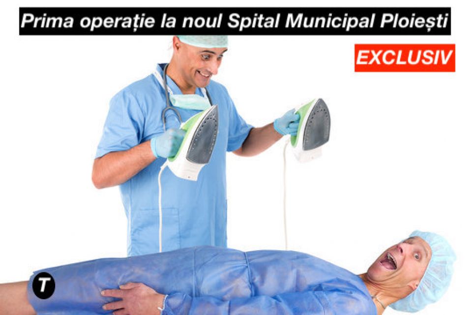 Bizar. Un ploieștean a fost operat de apendicită pe un câmp de lângă Ploiești de o echipă de la Banca Mondială